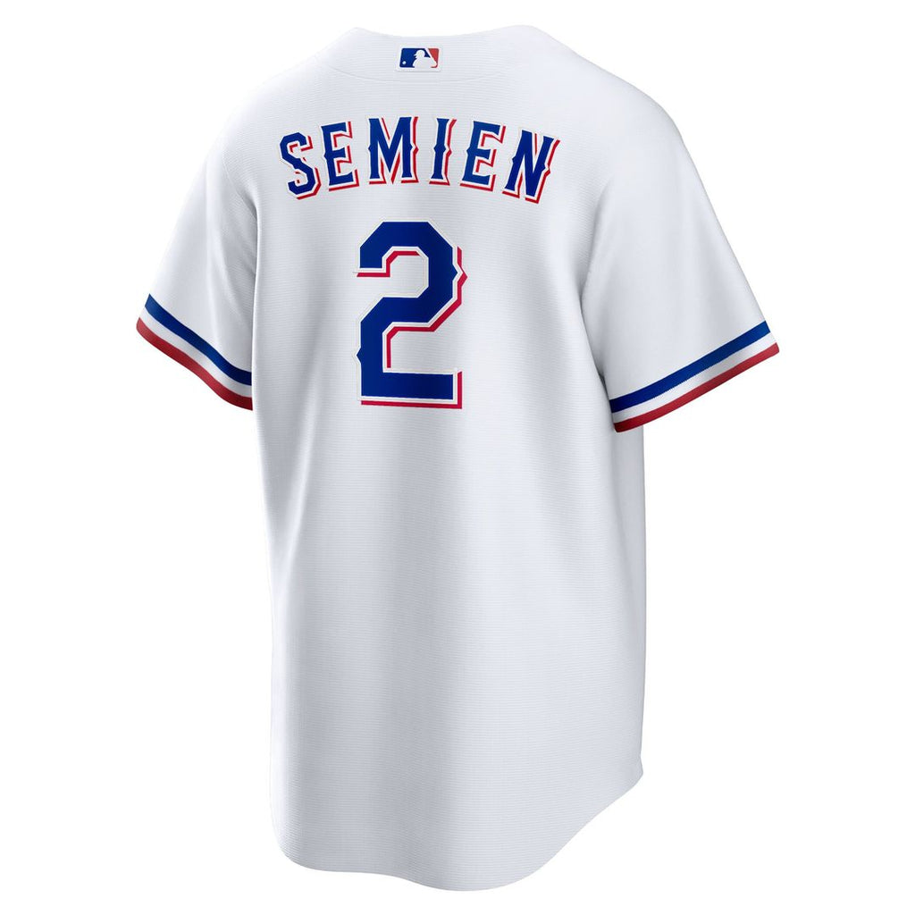 Texas Rangers Marcus Semien Nike White Home Replica Player Jersey product image 3, provided for visual reference and product