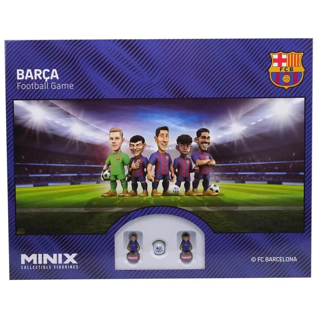 MINIX Collectible Figurines - FC Barcelona Football Game product image 1, provided for visual reference and product detail