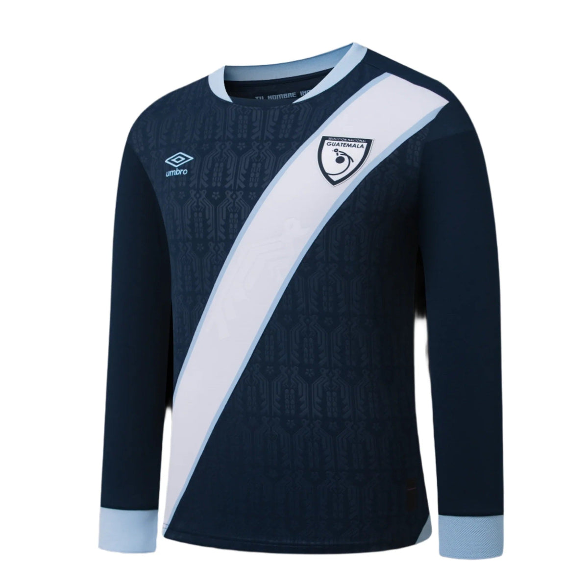 2025 UMBRO Guatemala Men Replica Long Sleeve Away Jersey - UUM1GUAL525102 product image 1, provided for visual reference and