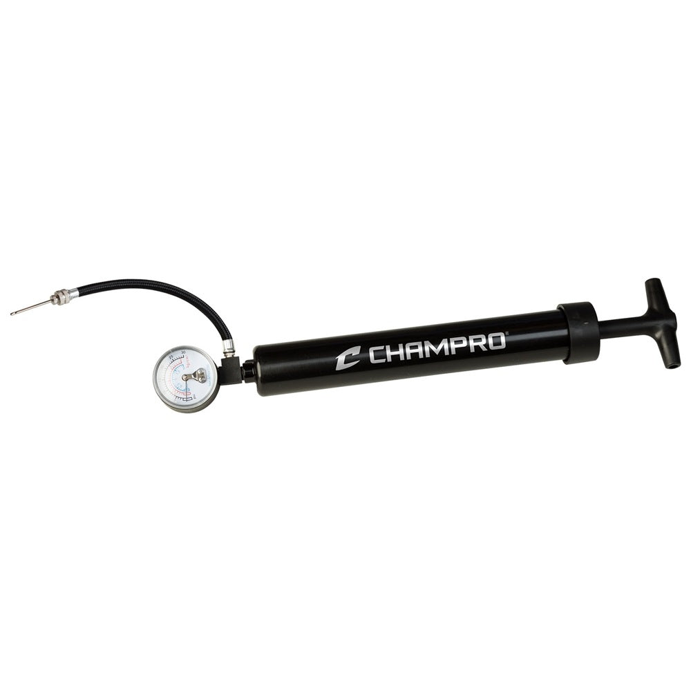 CHAMPRO 12" Inflation Pump With Pressure Gauge - A141PG product image 1, provided for visual reference and product detail
