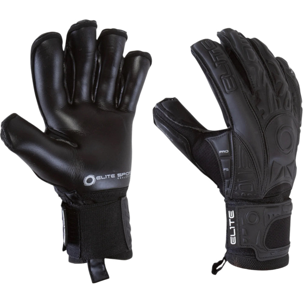 ELITE SPORT Black Solo Goalkeeper Gloves - 319 product image 1, provided for visual reference and product detail review