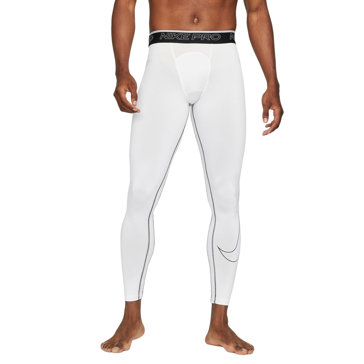 NIKE Men Pro Dri-Fit Compression Leggings - DD1913 100 product image 1, provided for visual reference and product detail