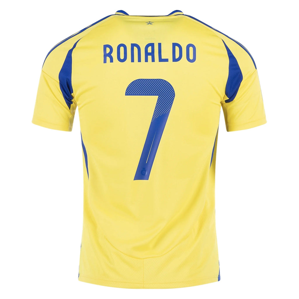 2024/25 ADIDAS Al Nassr FC Ronaldo Men Replica Home Jersey - JP0459 product image 1, provided for visual reference and