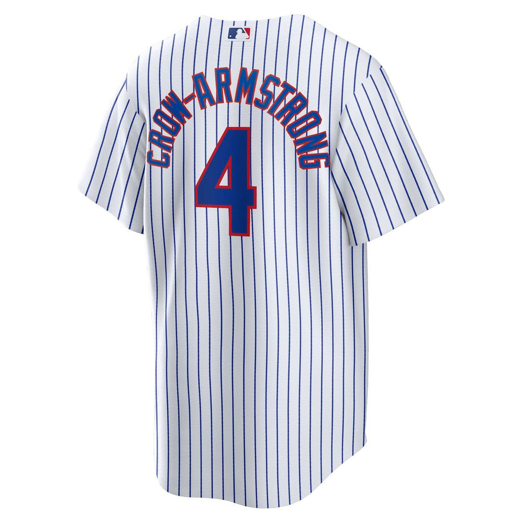 Chicago Cubs Pete Crow-Armstrong Nike White Home Replica Jersey product image 3, provided for visual reference and product