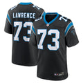 Carolina Panthers Rashard Lawrence Nike Black Game Jersey product image 1, provided for visual reference and product detail