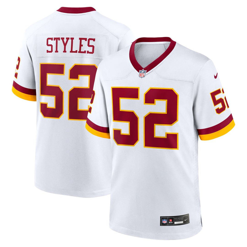 Washington Commanders Sonny Styles Nike White Game Super Bowl Era Jersey product image 8, provided for visual reference and