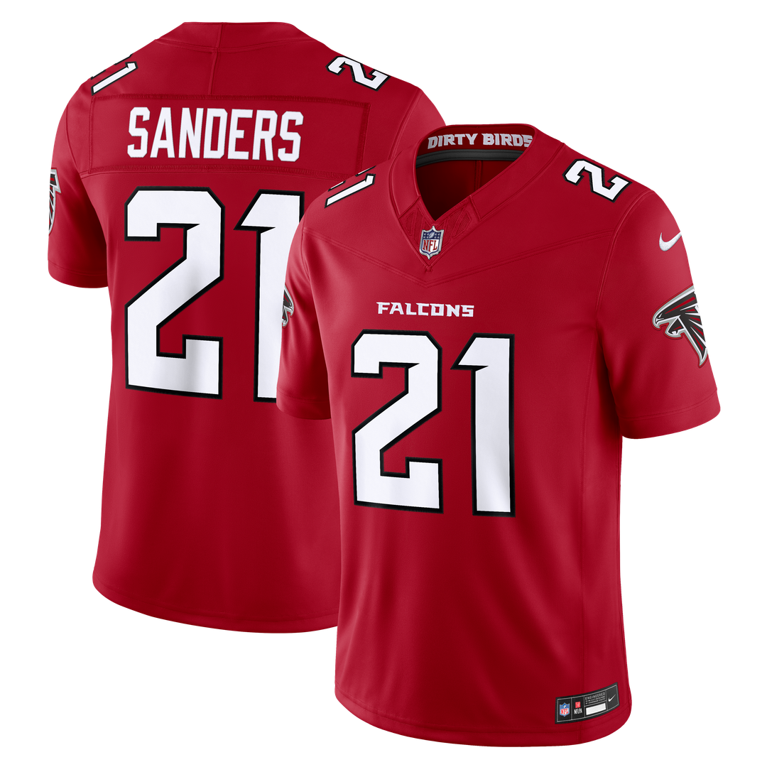 Atlanta Falcons Deion Sanders Nike Red Team Vapor F.U.S.E. Stitched Retired Limited Jersey product image 4, provided for