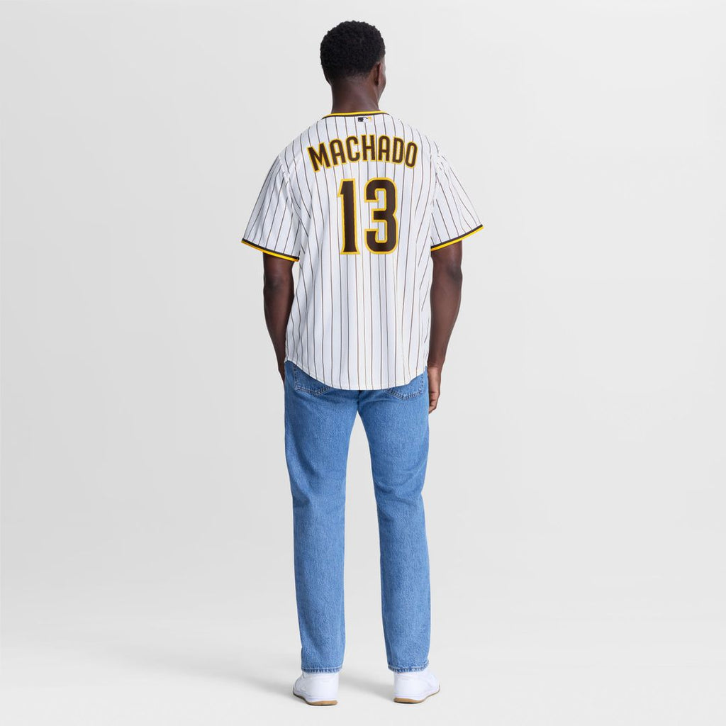 San Diego Padres Manny Machado Nike White Home Replica Player Jersey product image 3, provided for visual reference and