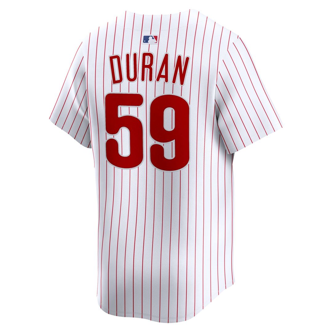 Philadelphia Phillies Jhoan Duran Nike Light Blue Alternate Limited Player Jersey product image 9, provided for visual