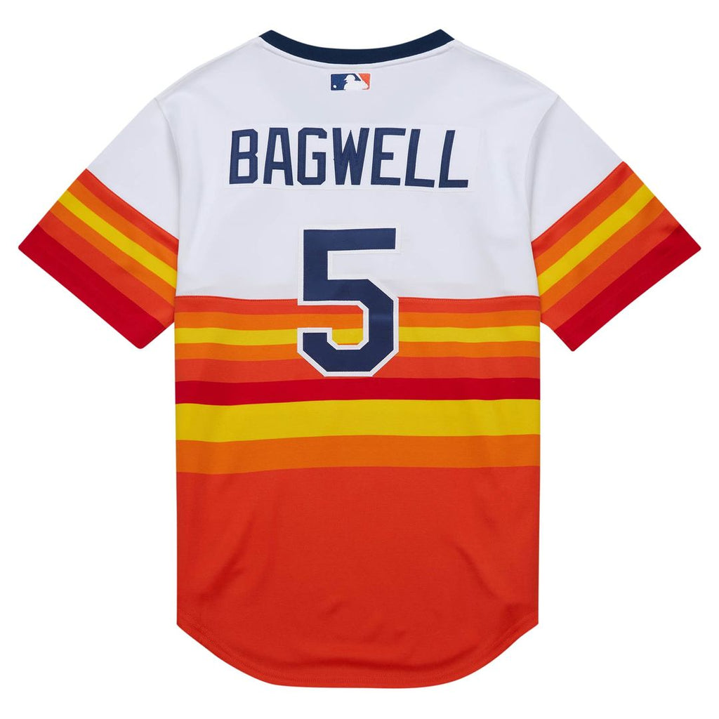 Houston Astros Jeff Bagwell Mitchell & Ness White 2004 Cooperstown Collection Authentic Throwback Jersey product image 3,