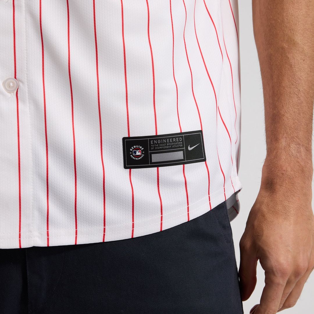 Philadelphia Phillies Nike White Home Limited Jersey product image 7, provided for visual reference and product detail review