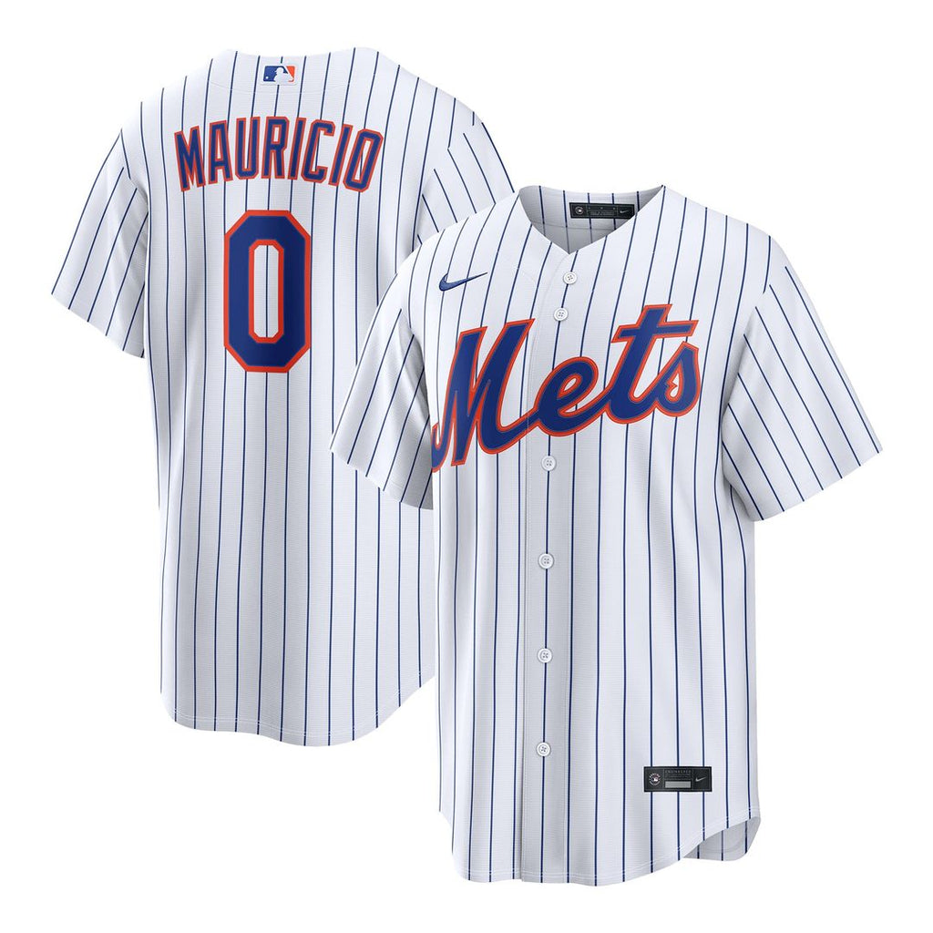 New York Mets Ronny Mauricio Nike White Home Replica Jersey product image 1, provided for visual reference and product