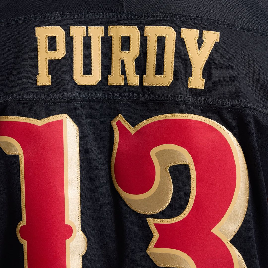 San Francisco 49ers Brock Purdy Nike Black Rivalries Collection Stitched Limited Jersey product image 14, provided for