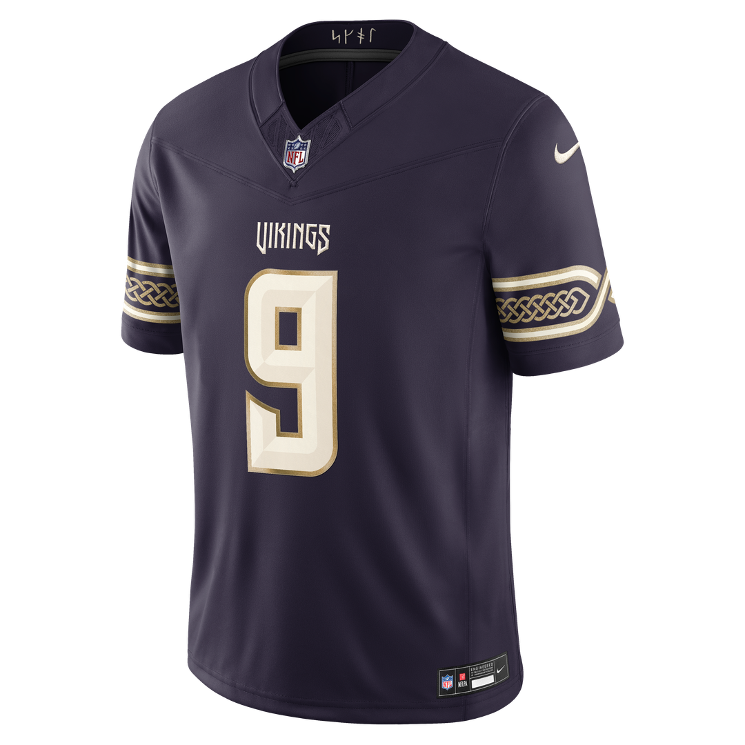 Minnesota Vikings J.J. McCarthy Nike Purple 2026 Rivalries Collection Stitched Limited Jersey product image 6, provided for