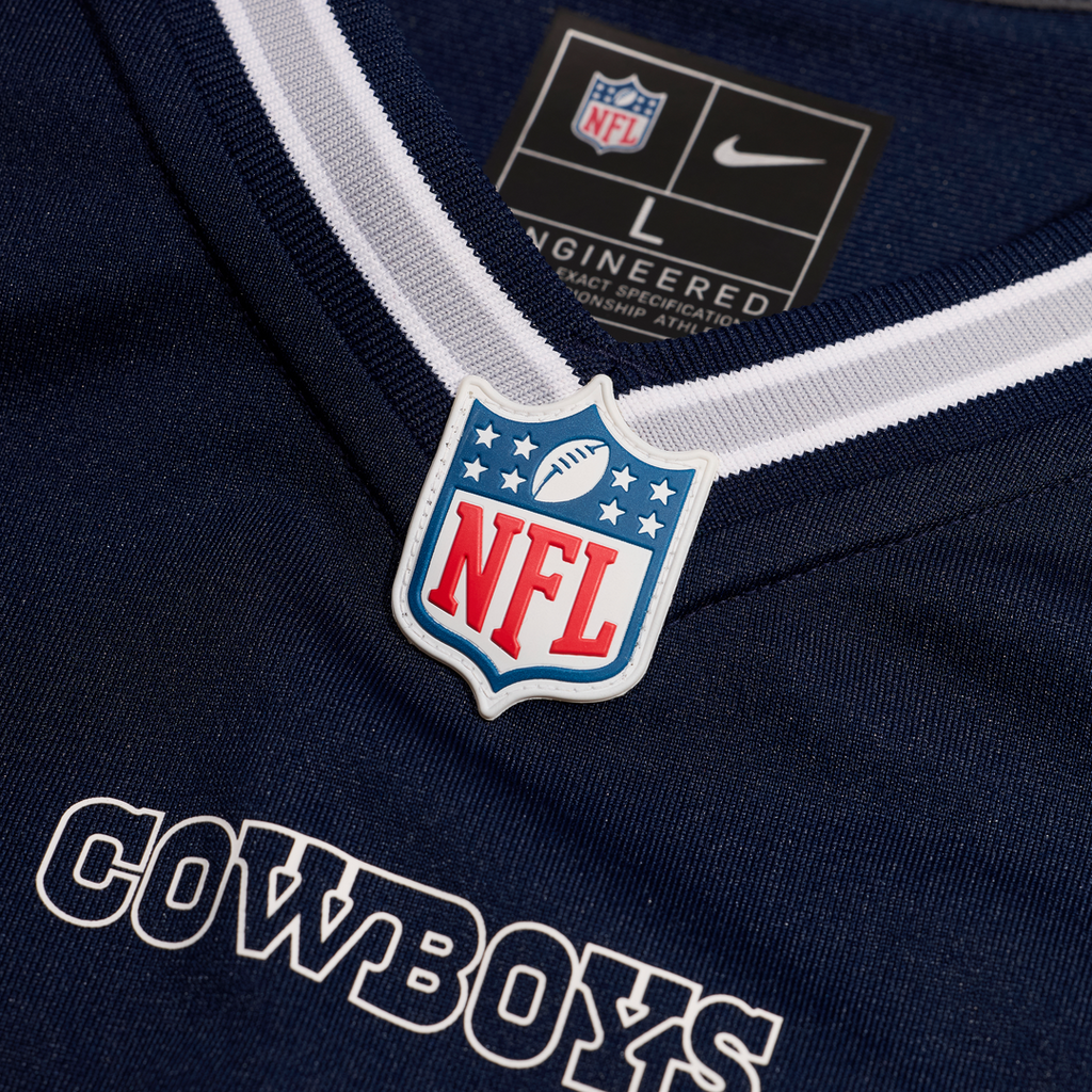 Dallas Cowboys Dak Prescott Nike Navy Game Team Jersey product image 12, provided for visual reference and product detail