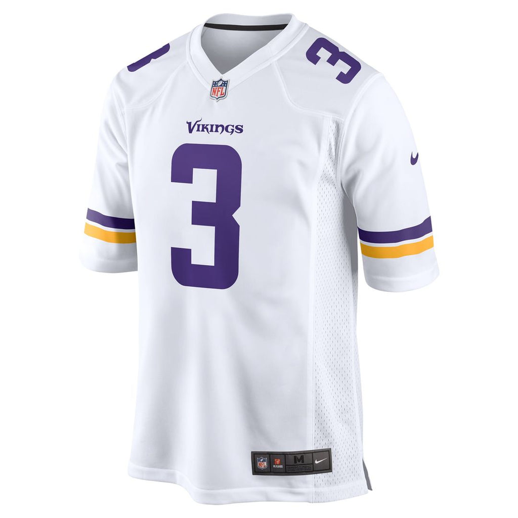 Minnesota Vikings Jordan Addison Nike White Away Game Jersey product image 2, provided for visual reference and product
