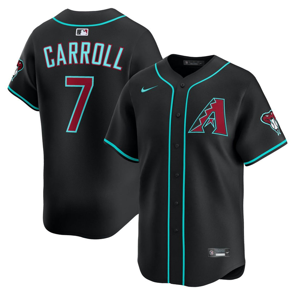 Arizona Diamondbacks Corbin Carroll Nike Red Alternate Limited Jersey product image 7, provided for visual reference and