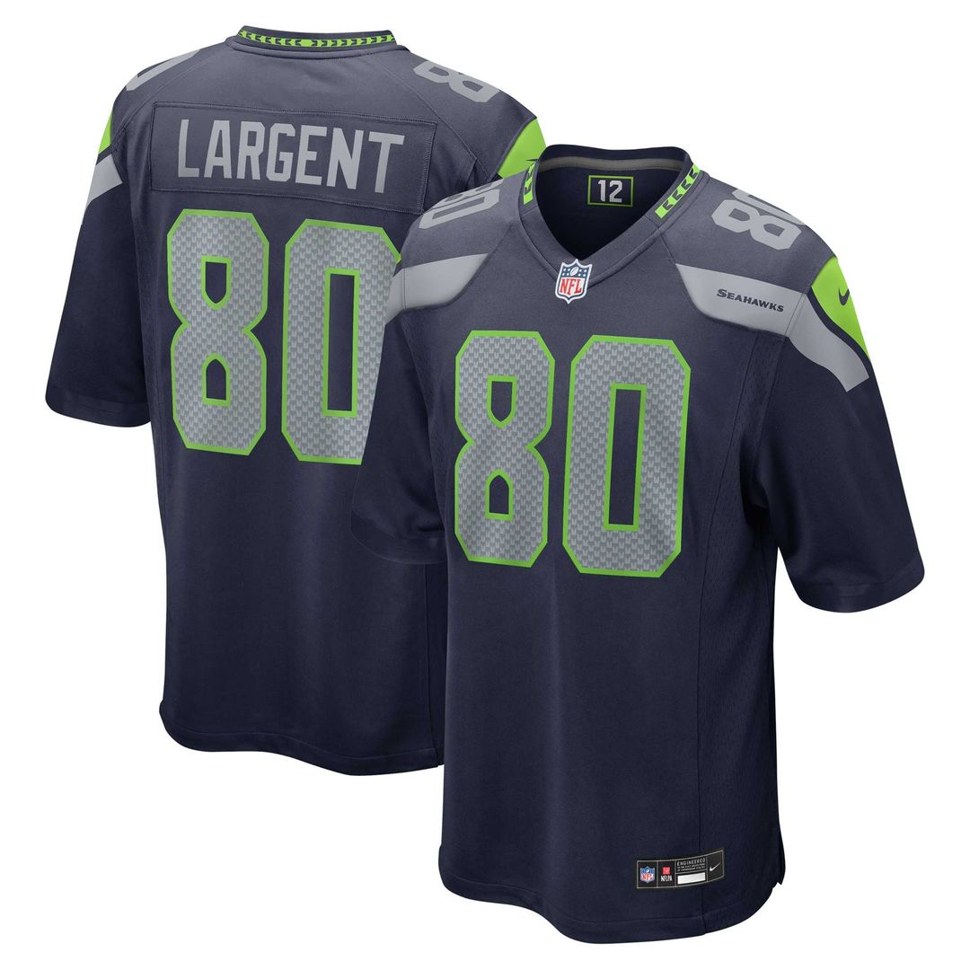 Seattle Seahawks Steve Largent Nike College Navy Retired Player Game Jersey product image 1, provided for visual reference
