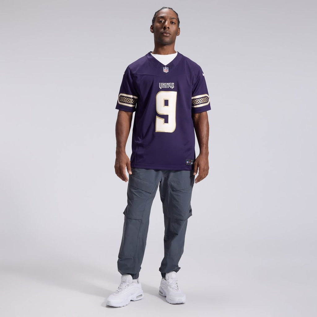 Minnesota Vikings J.J. McCarthy Nike Purple 2026 Rivalries Collection Stitched Limited Jersey product image 4, provided for
