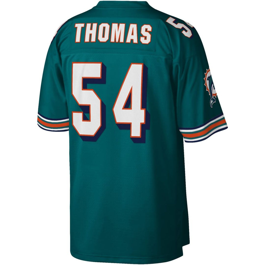 Miami Dolphins Zach Thomas Mitchell & Ness White Legacy Replica Jersey product image 9, provided for visual reference and