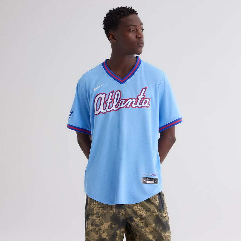 Atlanta Braves Nike Powder Blue 2026 City Connect Stadium Jersey product image 4, provided for visual reference and product