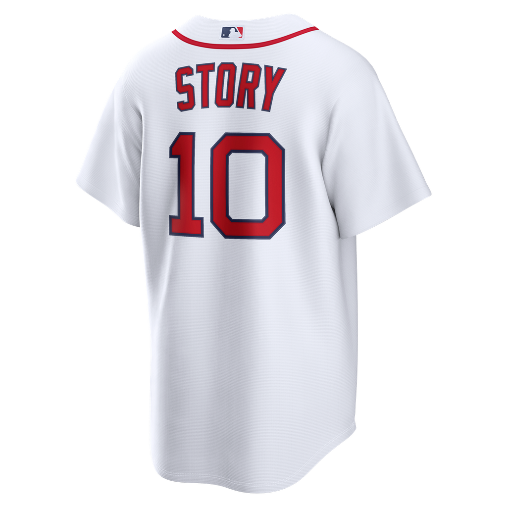 Boston Red Sox Trevor Story Nike White Home Replica Jersey product image 3, provided for visual reference and product detail