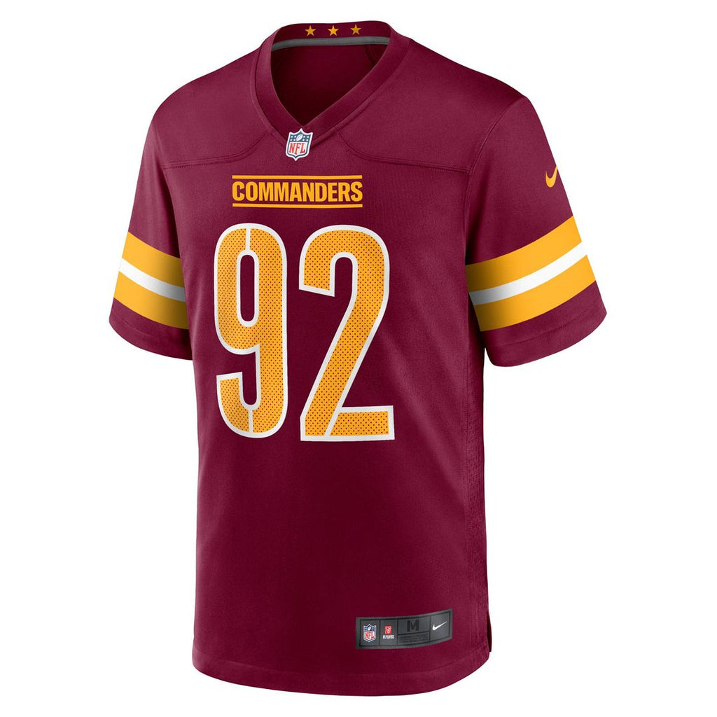 Washington Commanders Dorance Armstrong Nike Burgundy Game Jersey product image 2, provided for visual reference and product