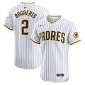 San Diego Padres Xander Bogaerts Nike White Home Elite Jersey product image 1, provided for visual reference and product