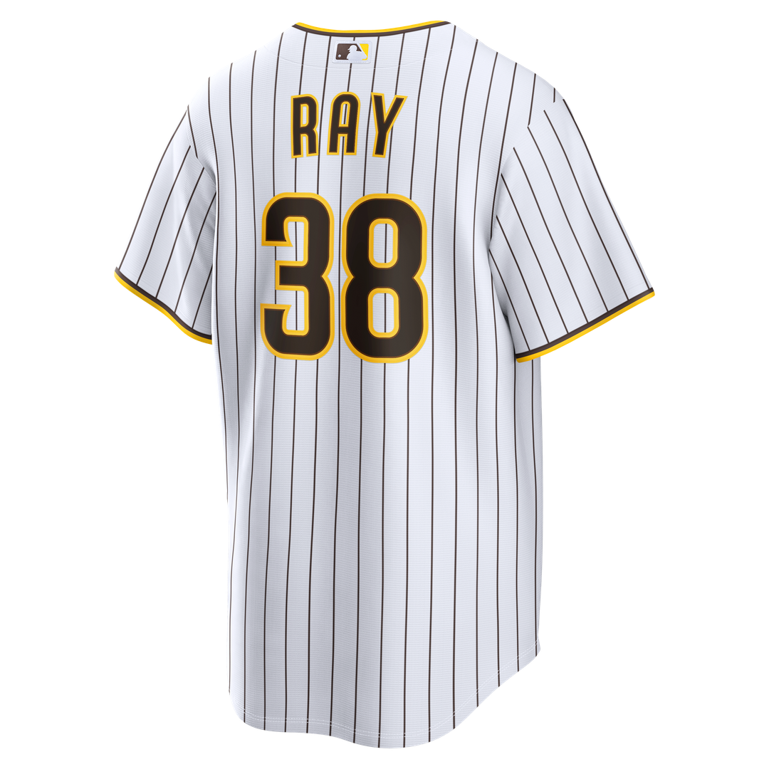 San Diego Padres Robbie Ray Nike White Home Replica Jersey product image 5, provided for visual reference and product detail