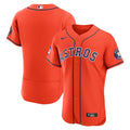 Houston Astros Nike Orange Alternate Sponsor Patch Authentic Jersey product image 1, provided for visual reference and