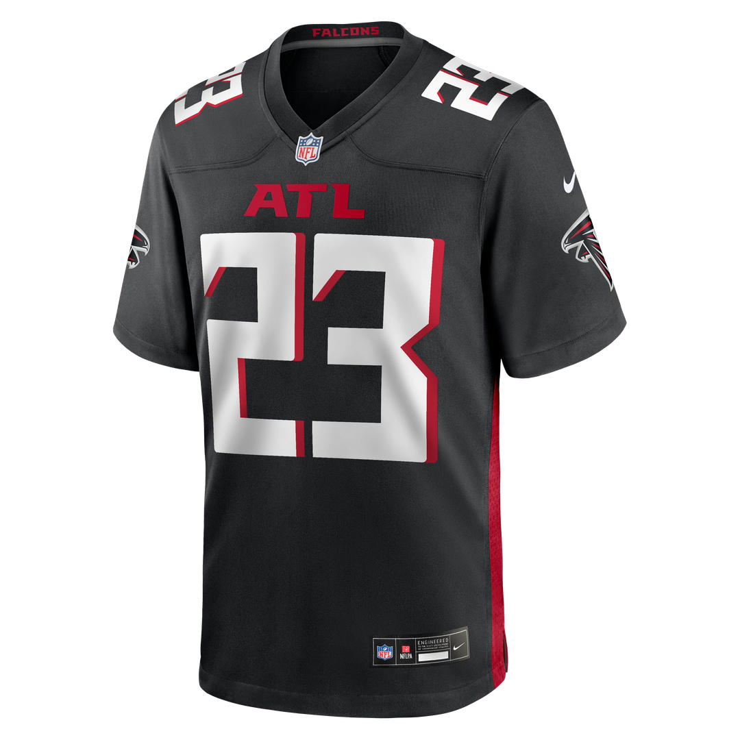 Atlanta Falcons DeMarcco Hellams Nike Black Team Game Jersey product image 2, provided for visual reference and product