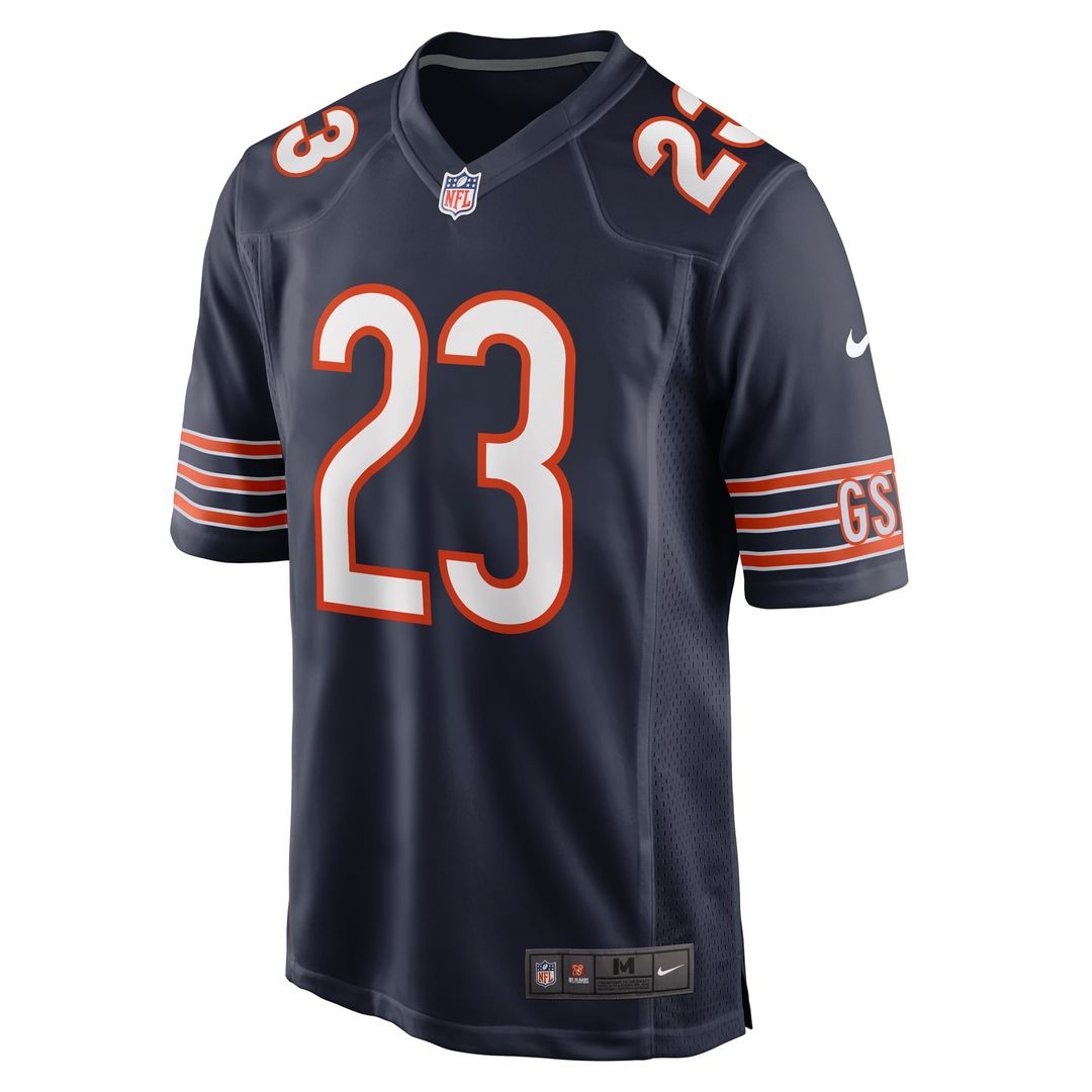 Chicago Bears Roschon Johnson Nike Navy Team Game Jersey product image 2, provided for visual reference and product detail