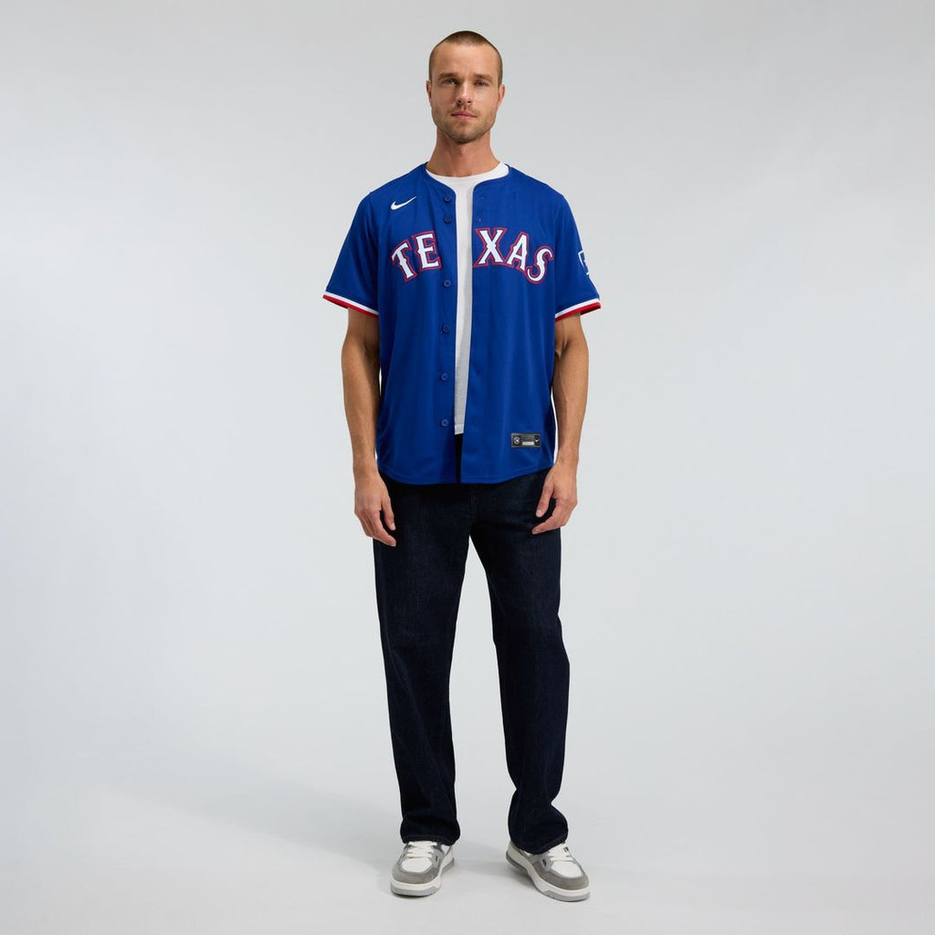 Texas Rangers Corey Seager Nike Royal Alternate 2 Limited Jersey product image 4, provided for visual reference and product