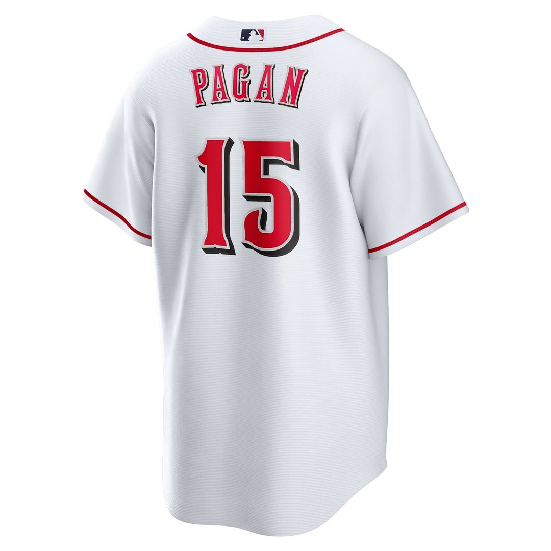 Cincinnati Reds Emilio Pagán Nike White Home Replica Jersey product image 3, provided for visual reference and product