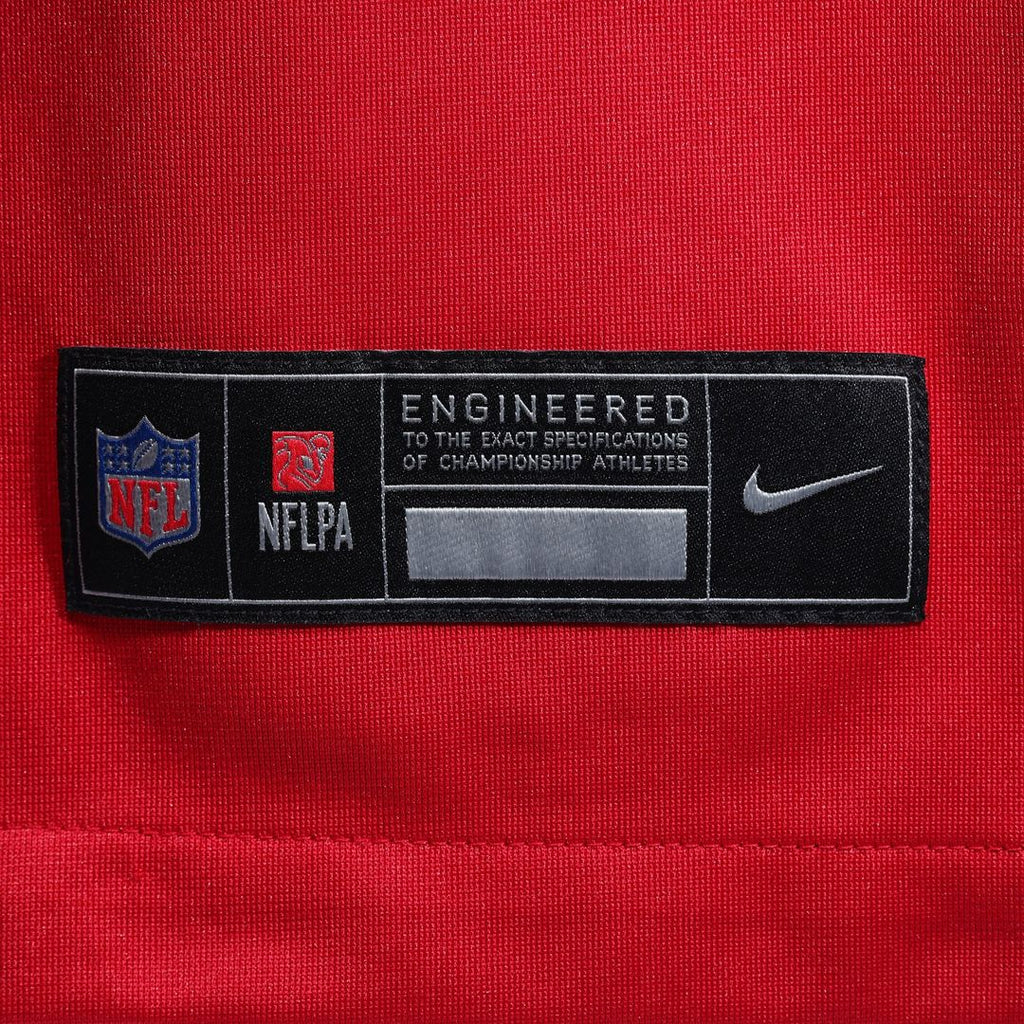 Tampa Bay Buccaneers James Wilder Nike Red Game Retired Player Jersey product image 6, provided for visual reference and