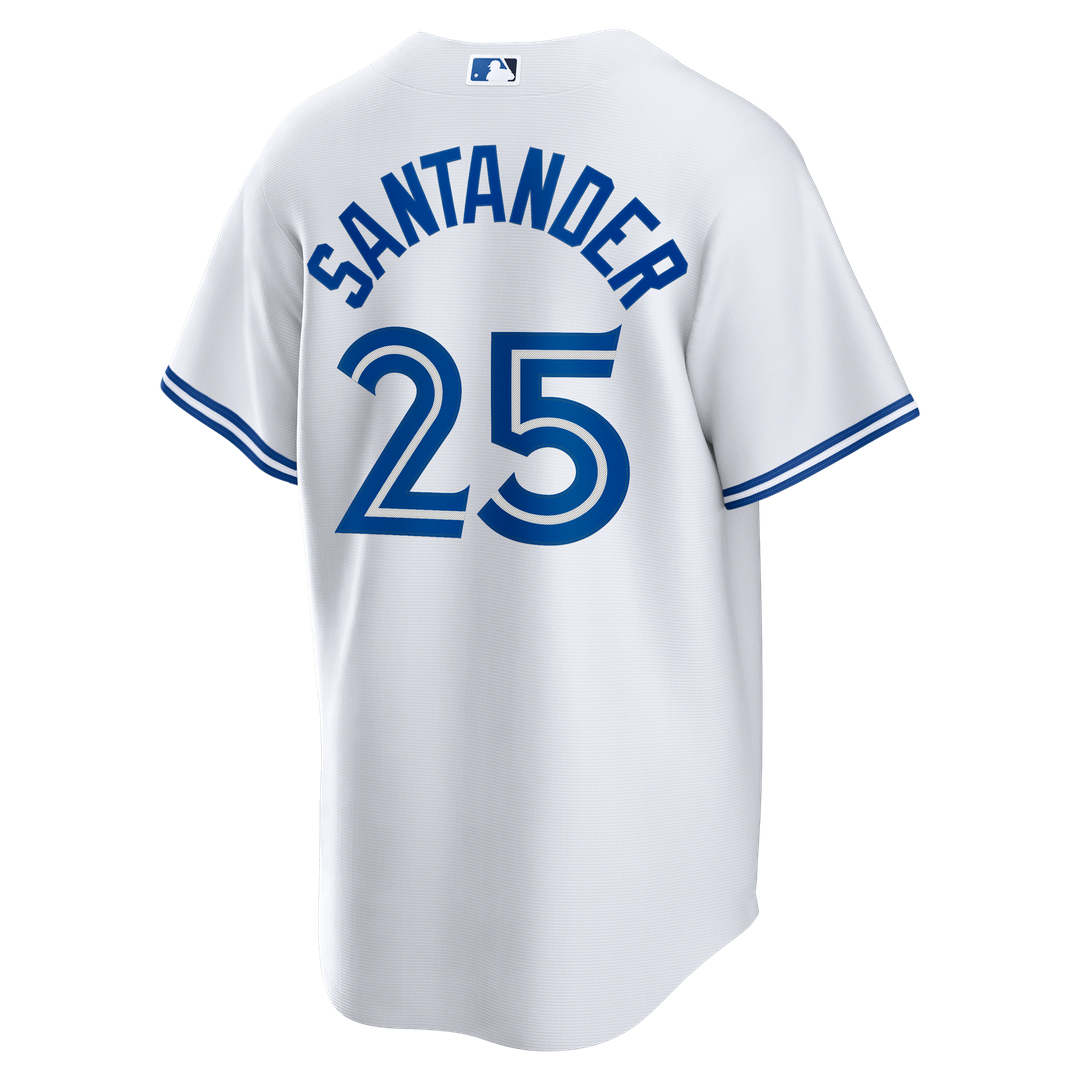 Toronto Blue Jays Anthony Santander Nike White Home Replica Jersey product image 3, provided for visual reference and