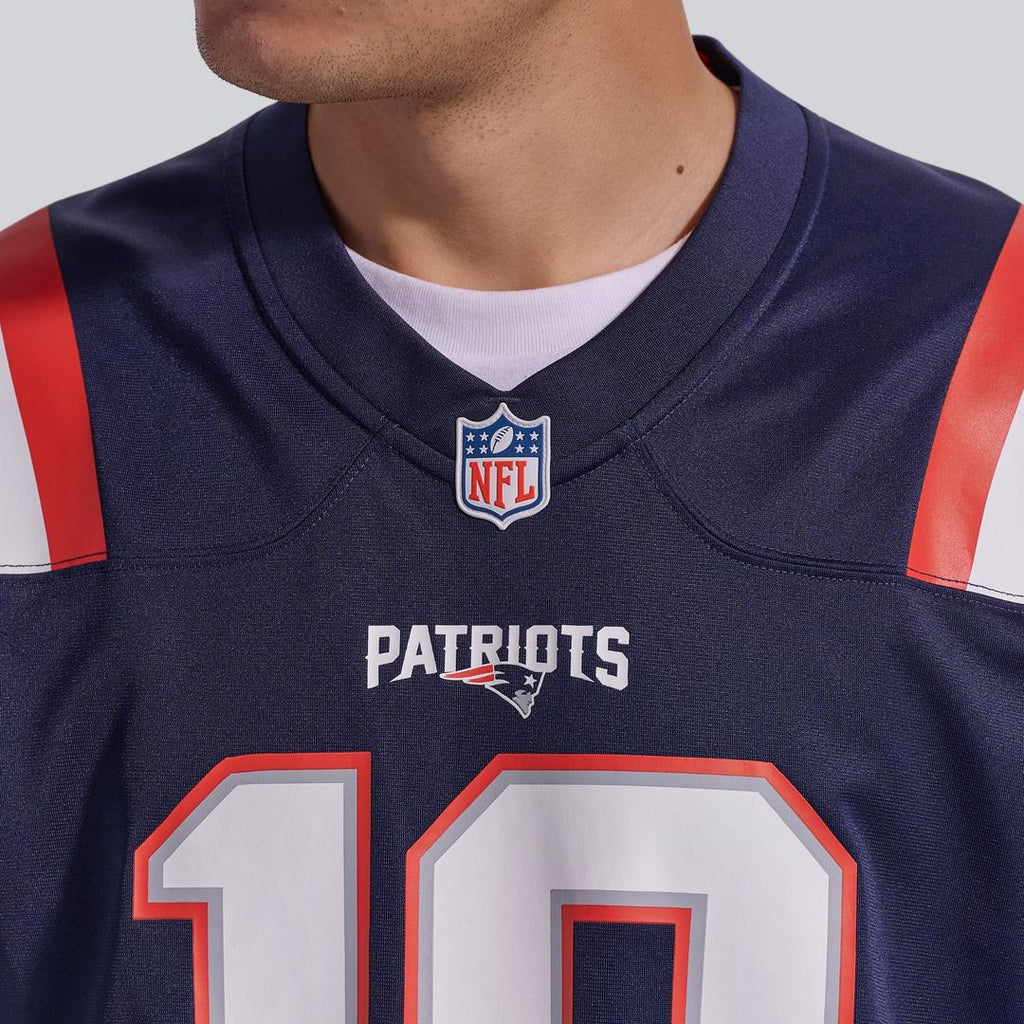 New England Patriots Drake Maye Nike White Player Game Jersey product image 14, provided for visual reference and product