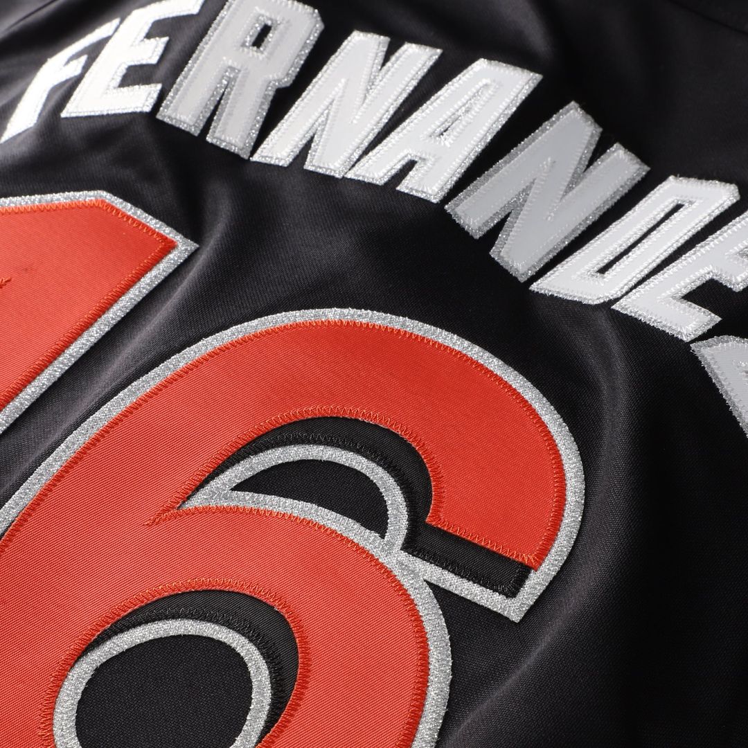 Miami Marlins Jose Fernandez Mitchell & Ness Black Authentic Batting Practice Jersey product image 5, provided for visual