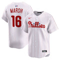 Philadelphia Phillies Brandon Marsh Nike White Home Limited Player Jersey product image 1, provided for visual reference and