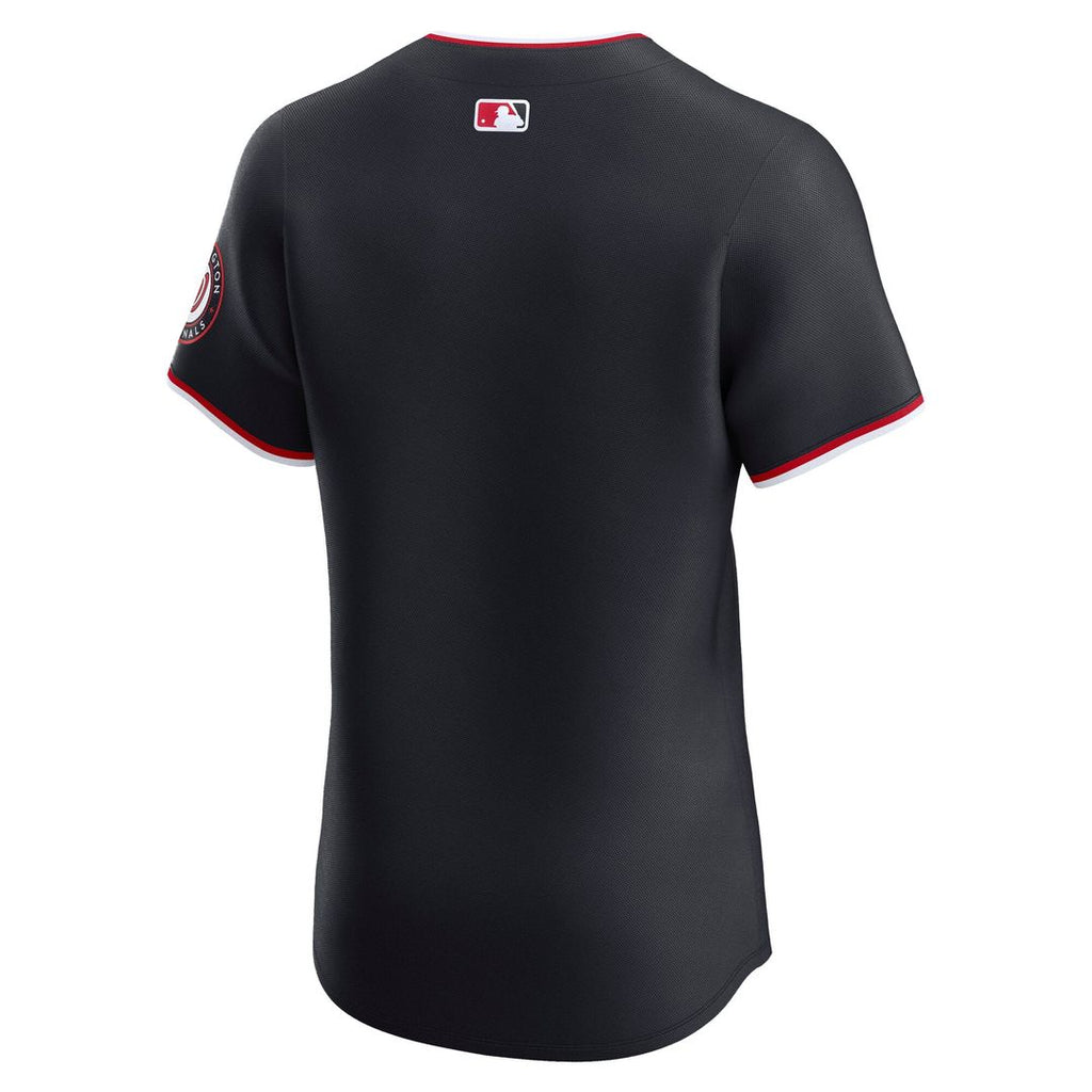 Washington Nationals Nike Navy Alternate Elite Jersey product image 3, provided for visual reference and product detail