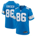 Detroit Lions Anthony Firkser Nike Blue Team Game Jersey product image 1, provided for visual reference and product detail