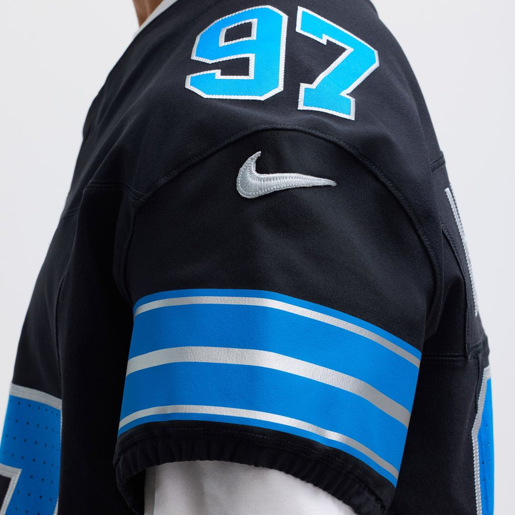 Detroit Lions Aidan Hutchinson Nike Black Alternate Vapor F.U.S.E. Elite Jersey product image 10, provided for visual