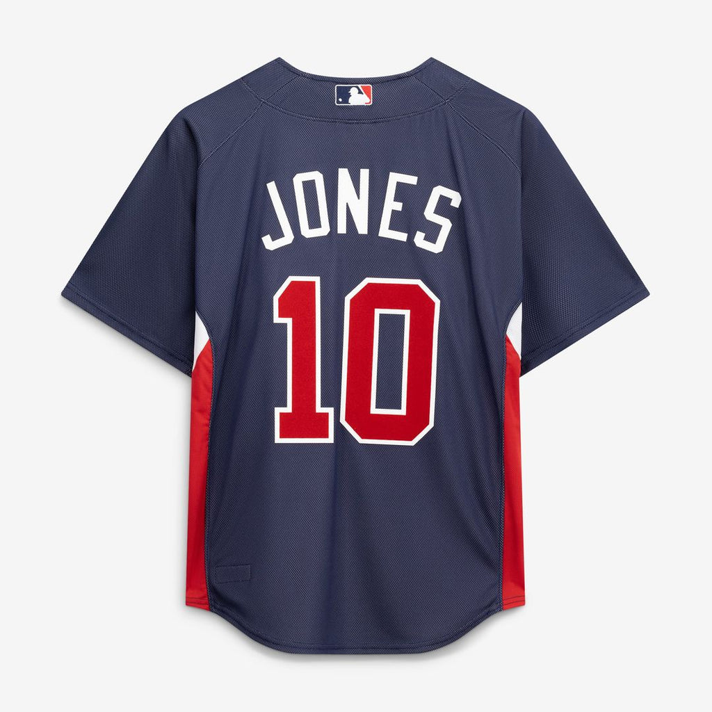 Atlanta Braves Chipper Jones Mitchell & Ness Navy Authentic Batting Practice Jersey product image 3, provided for visual
