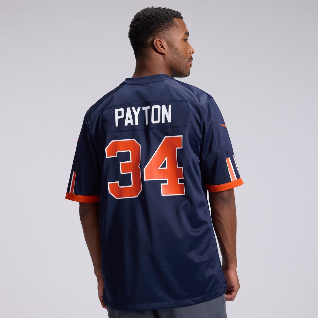 Chicago Bears Walter Payton Nike Navy 2026 Rivalries Collection Game Jersey product image 3, provided for visual reference
