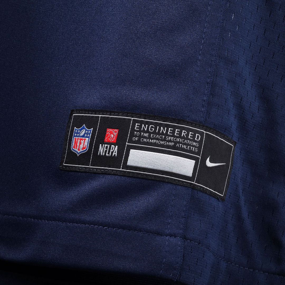 Seattle Seahawks DeMarcus Lawrence Nike College Navy Team Game Jersey product image 6, provided for visual reference and