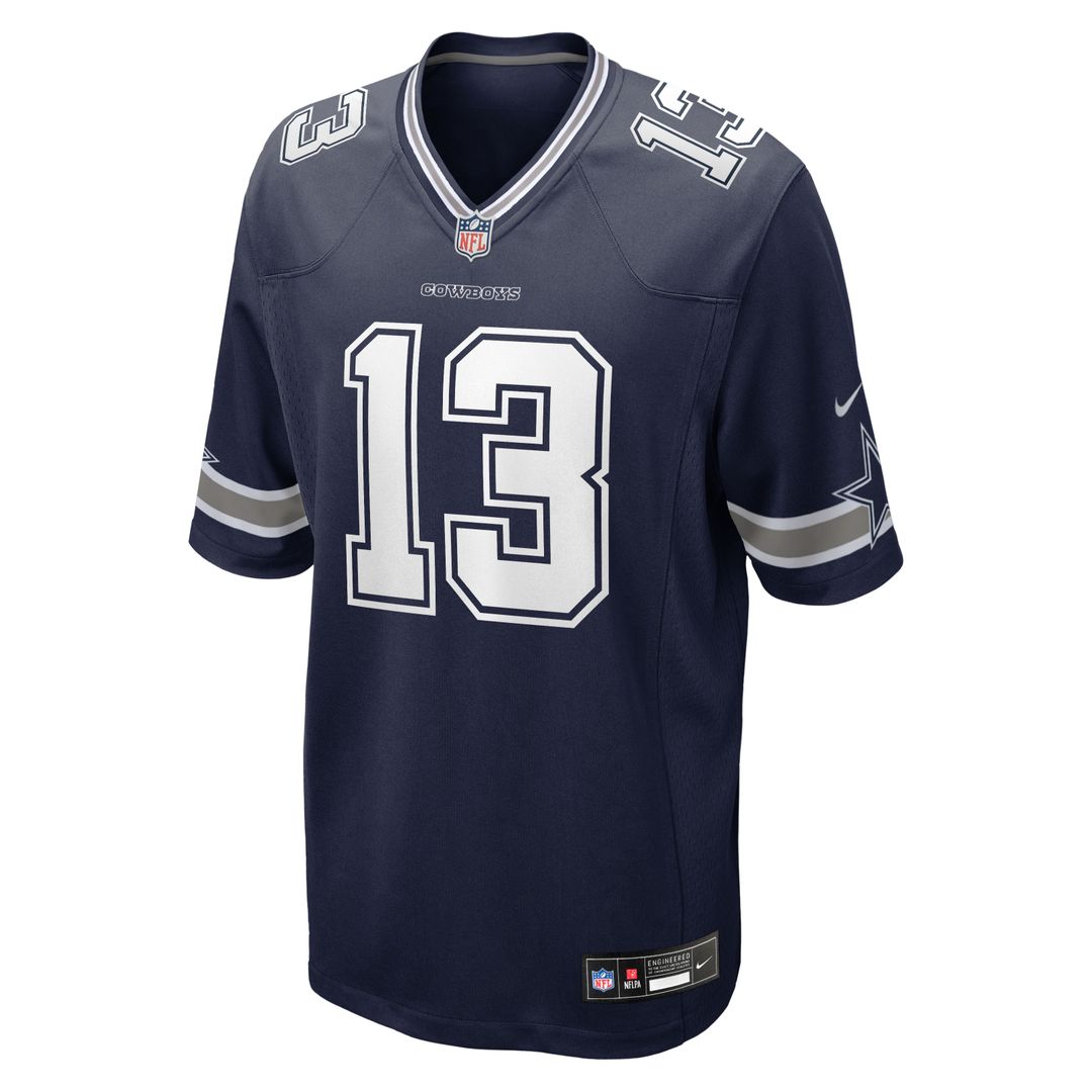 Dallas Cowboys Caleb Downs Nike Navy Team Game Jersey product image 4, provided for visual reference and product detail