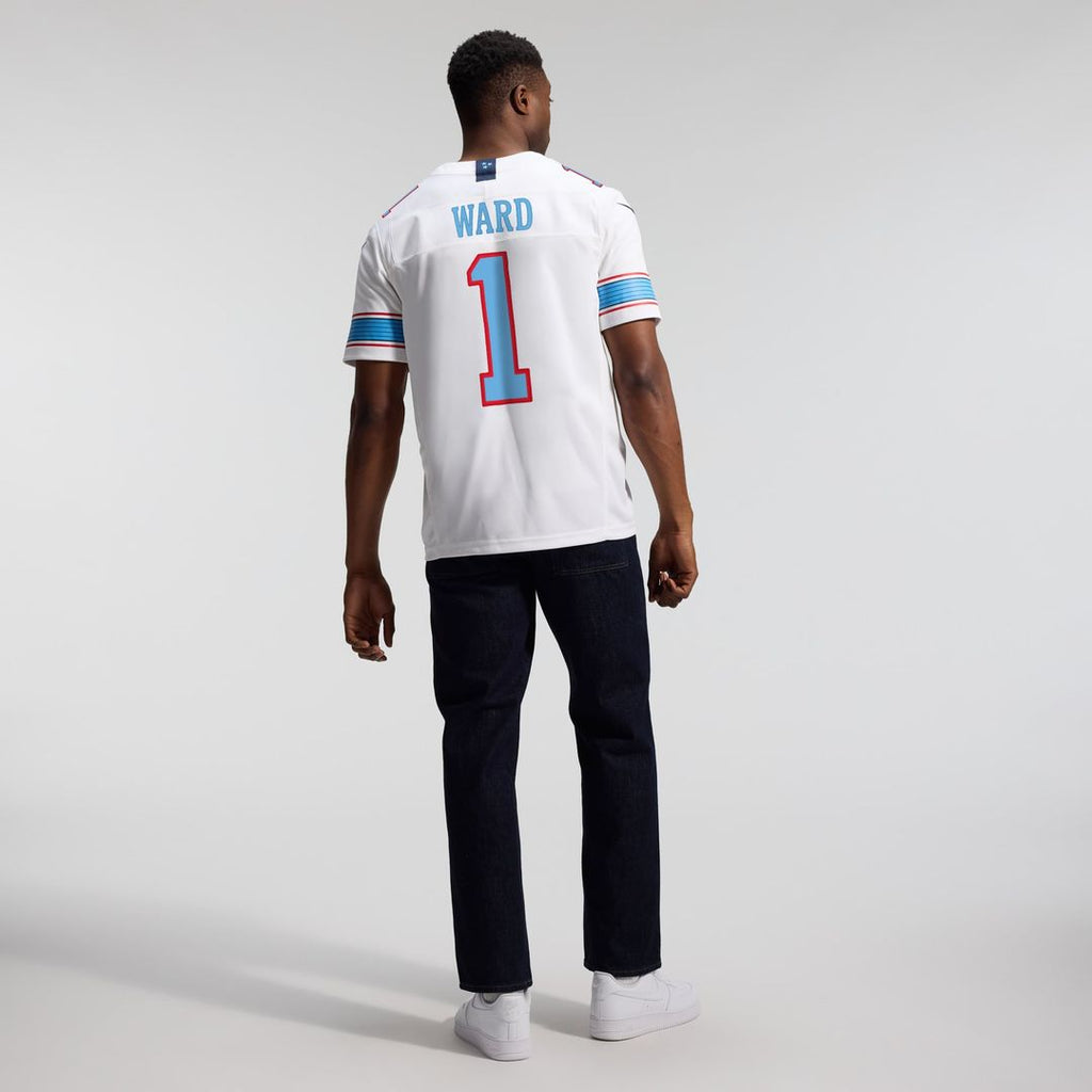 Tennessee Titans Cameron Ward Nike Light Blue Team Vapor F.U.S.E. Stitched Limited Jersey product image 33, provided for