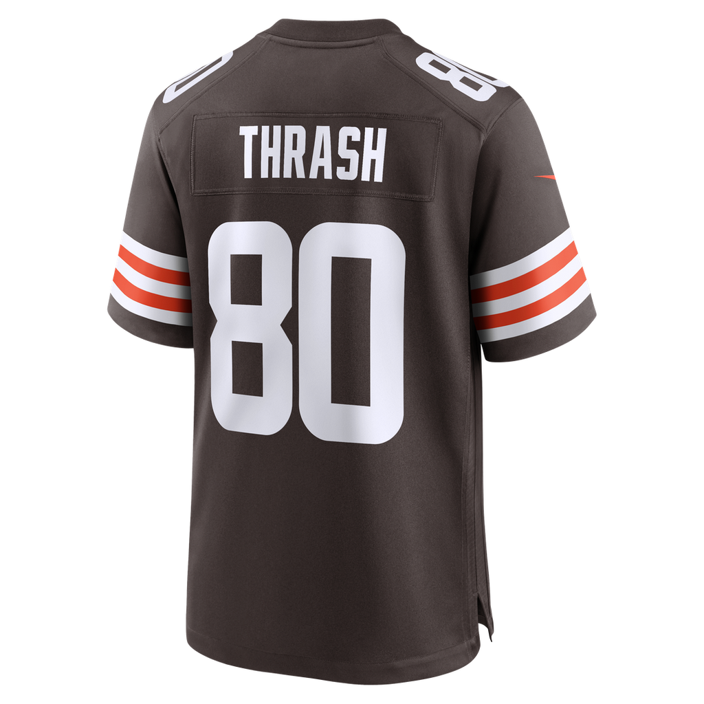 Cleveland Browns Jamari Thrash Nike Brown Team Game Jersey product image 3, provided for visual reference and product detail