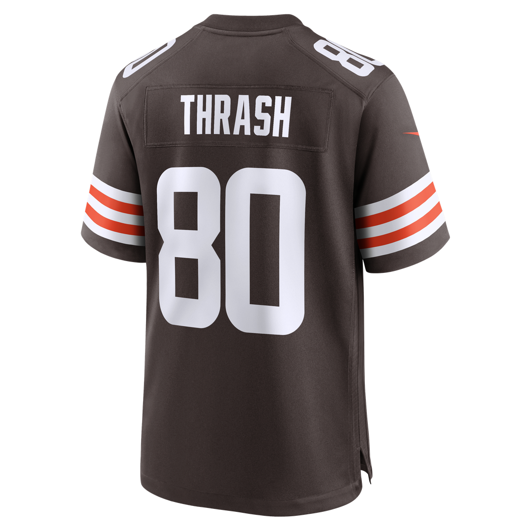 Cleveland Browns Jamari Thrash Nike Brown Team Game Jersey product image 3, provided for visual reference and product detail