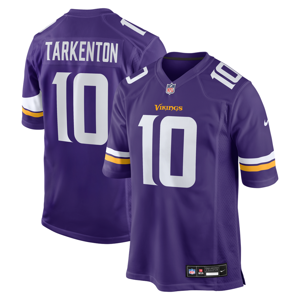 Minnesota Vikings Fran Tarkenton Nike Purple Game Retired Player Jersey product image 1, provided for visual reference and